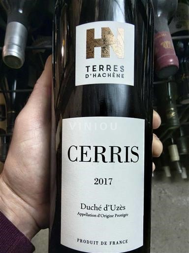 Valle del Rodano Ducato di Uzès Terres d'Hachène Cerris 2017