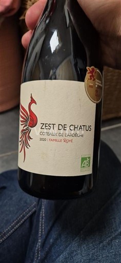 Alps and Rhodanian Region Coteaux de l'Ardèche Famille Royé Zest de Chatus 2020