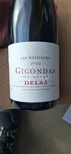 Rhône-dalen Gigondas Delas Les Reinages 2022