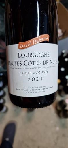 Borgoña No especificado Domaine David Duband Louis Auguste 2021