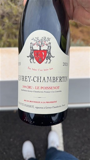 Burgundsko Gevrey-Chambertin Premier Cru Domaine Geantet-Pansiot Le Poissenot 2020