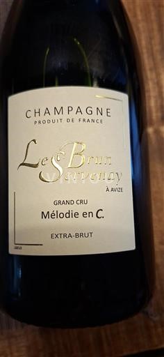 Champagne Unspecified Grand Cru Le Brun-Servenay Mélodie en C. Non-Vintage
