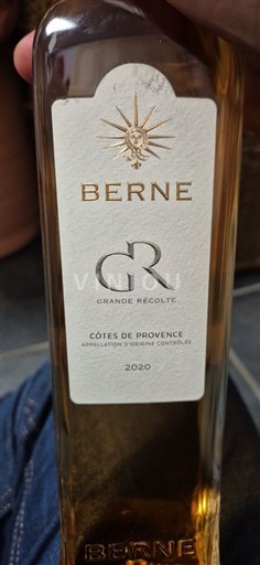 Vine Rosé sec Grande Récolte Château Berne 2020 Frankrig Provence Côtes-de-Provence AOC