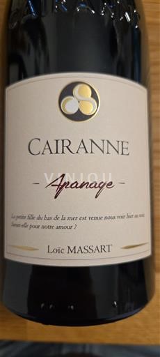 Údolí Rhôny Cairanne Loïc Massart Apanage 2020
