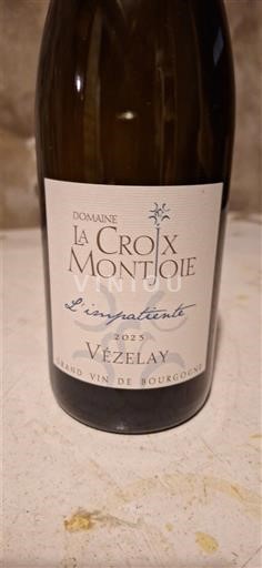 Bourgondië Bourgogne Vézelay Domaine La Croix Montjoie L'impatiente 2025