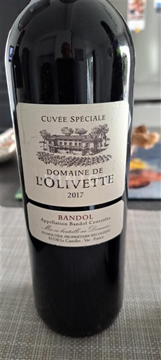 Provenza Bandol Domaine L'Olivette Spéciale 2017