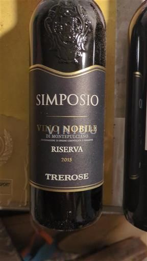 Toscana Vino Nobile di Montepulciano TreRose Simposio 2015