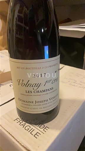 Bourgogne Không được chỉ định Premier Cru Domaine Joseph Voillot Les Champans 2017