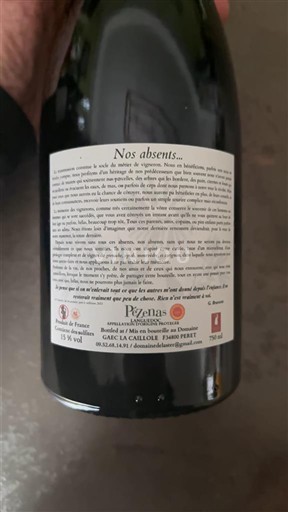 Linguadoca Linguadoca Pézenas Domaine L'Aster Nos absents Senza annata