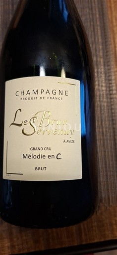 Champagne Grand Cru Le Brun Servenay Mélodie en C. Niet-geïntegreerd
