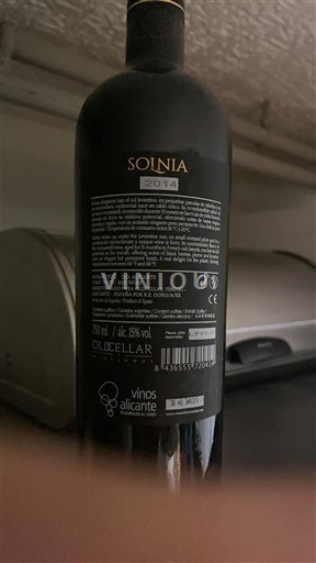 Murcia Alicante Old Cellar Solnia 2018
