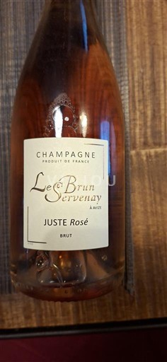 Champagne Les Brun Servenay Juste Rosé Niet-geïntegreerd