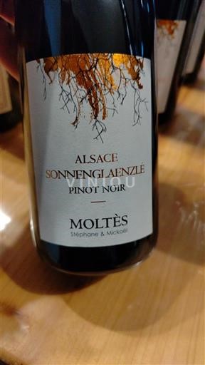 Rượu vang Rouge sec Sonnenglänzlé Moltès 2017 Pháp Alsace Vin de France