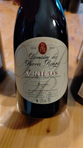 Beaujolais Juliénas Domaine S Pierres Rouges 2014