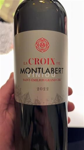 Bordeaux Saint-Émilion Grand Cru Grand Cru Montlabert La Croix de Montlabert 2022