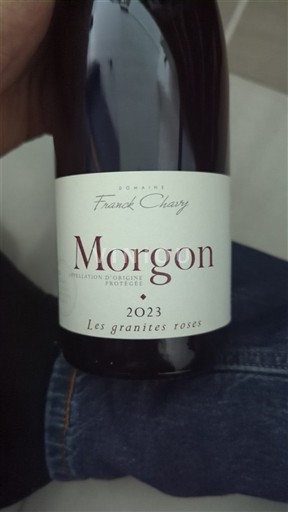 Beaujolais Morgon Domaine Franck Chavy Les granites roses 2023