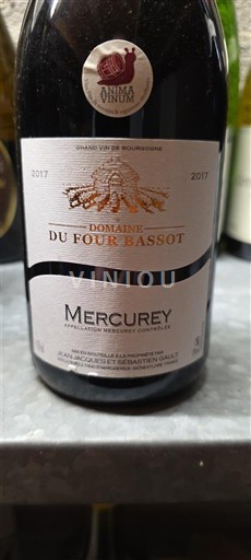 Burgundsko Mercurey Domaine Four Bassot 2017
