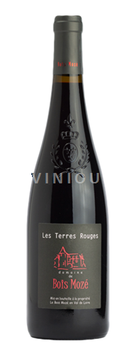 Wijnen Rouge sec Les Terres Rouges Bois Mozé 2023 Frankrijk Loirevallei Anjou AOC