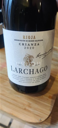 La Rioja Rioja Larchago Crianza 2020