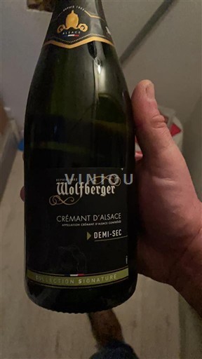 Alsace Crémant d'Alsace Wolfberger Collection Signature Icke årgångsbetecknad