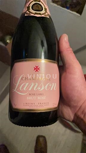 Champagne Lanson Rose Label Brut Rosé Niet-geïntegreerd