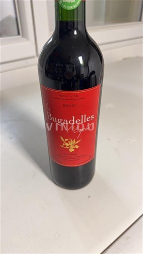 Rượu vang Rouge sec L'Esprit Les Bugadelles 2010 Pháp Languedoc và Roussillon Vùng đất Oc IGP
