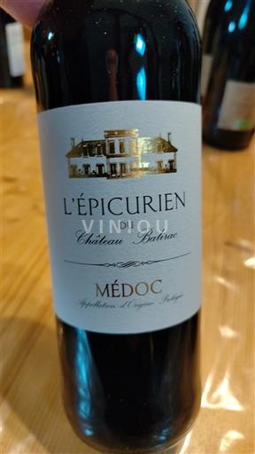 Bordeaux Médoc Château Balbac L'Épicurien 2015