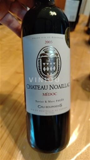 Bordeaux Médoc Cru Bourgeois Château Noaillac 2005