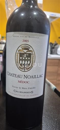 Bordeaux Médoc Cru Bourgeois Château Noaillac 2005