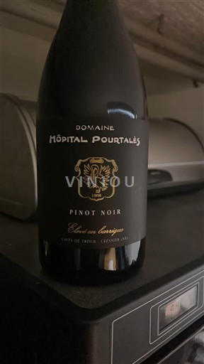Vinos Rouge sec Élevé en barrique Domaine Hôpital Pourtalès Non millésimé Francia Valle del Loira Touraine AOC