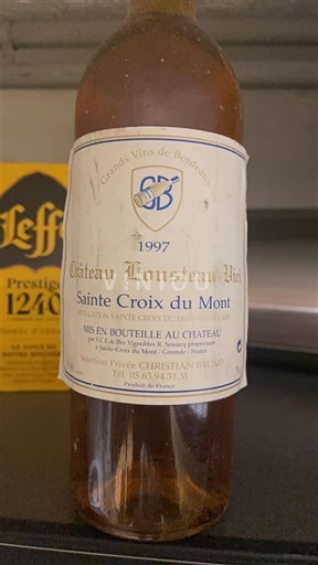 Burdeos Sainte-Croix-Du-Mont Château Loustein Vial 1997
