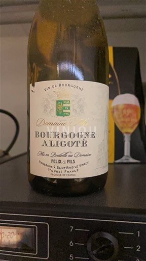 Bourgogne Bourgogne Aligoté Domaine Félix Icke årgångsbetecknad