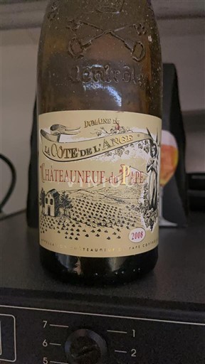 Valle del Ródano Châteauneuf-du-Pape. Domaine La Côte de l'Ange 2008