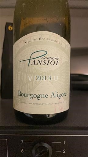 Bourgogne Bourgogne Aligoté Domaine Fansiot 2013