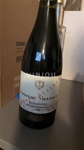 Languedoque Minervois Château Villegly Réserve 2020