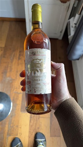 Bordeaux Sauternes Château Haut-Bergeron 1998