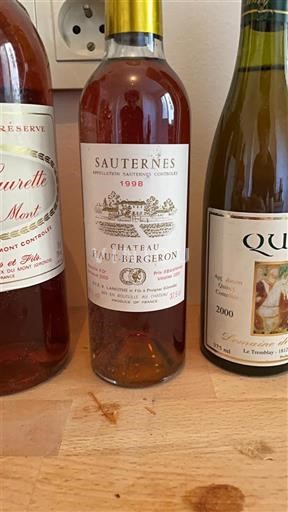 Bordoja Sauternes Château Haut-Bergeron 1998