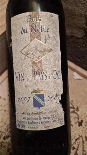 Languedoc et Roussillon Pays d'oc Les Coteaux de Fontanes Bois du Noble 2007