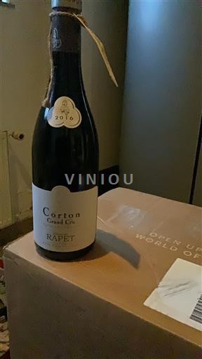 Burgundsko Corton Grand Cru Rapet 2016