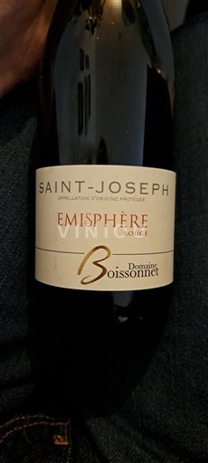 Valea Ronului Saint-Joseph Domaine Boissonnet Emisphère 2024