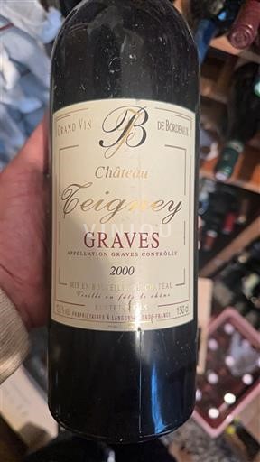 Bordéus Graves Château Teigney 2000