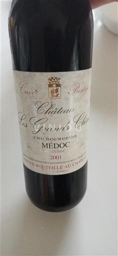 Bordeaux Médoc Cru Bourgeois Château Les Grands Chênes Prestige 2001