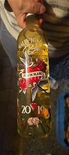 Viinit Blanc sec Poison Blanc 2019 Ranska Loiren laakso Määrittelemätön AOC