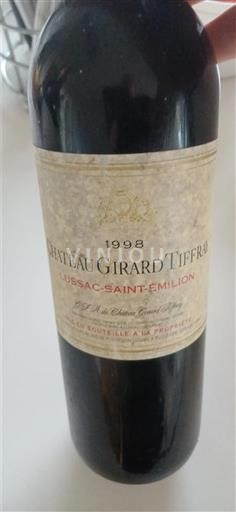 Bordeaux Lussac-saint-émilion Château Girard Tiffon 1998