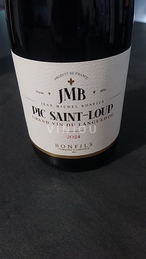 Languedoc Pic-saint-loup Jean-Michel Bonfils JMB 2024