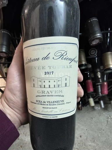 Bordeaux Graves Château Rieufret Toubar 2017