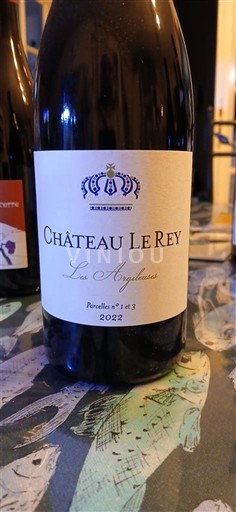 Bordeaux Castillon Côtes de Bordeaux Château Le Rey Les Argileuses 2022