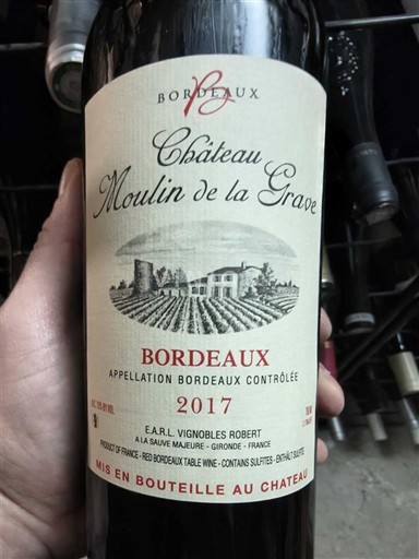 Bordeaux Château Moulin de la Grave 2017