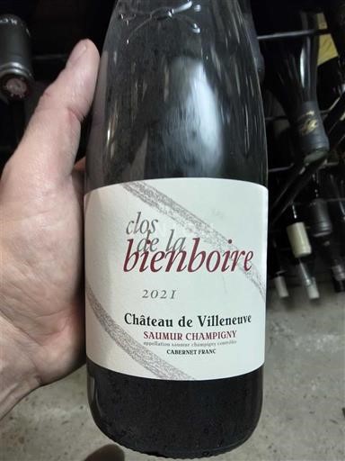 Loire Valley Saumur-Champigny Château Villeneuve Clos de la Bienboire 2021