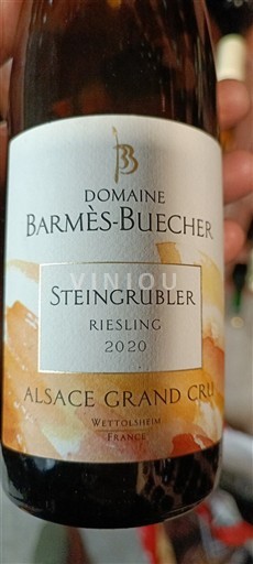 Alsace Alsace Grand Cru Grand Cru Domaine Barmès-Buecher Steingrublerriesling 2020